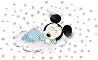 Kibi XXL Mickey és Minnie egér falmatrica gyerekszobába - 2 darabos készlet 1