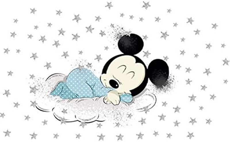 Kibi XXL Mickey és Minnie egér falmatrica gyerekszobába - 2 darabos készlet