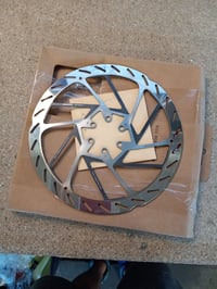 Disc de frână MTB SRAM HS2 200 mm argintiu pentru bicicletă de munte, utilizat 2