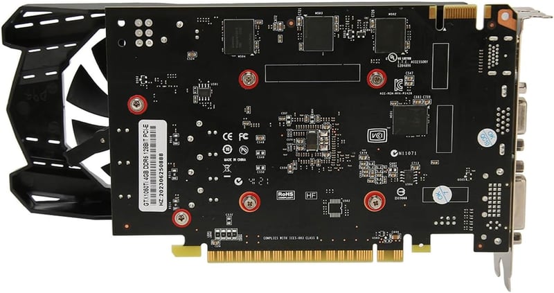 VBESTLIFE GTX1050Ti 4GB DDR5 Grafikus Kártya Asztali PC-hez Dual Fan