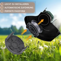 Yweller 8 db F016800569/F016800385 pótdob szett Bosch fűszegélynyírókhoz, 4,9m x 1,6mm damil, EasyGrassCut és ART sorozathoz 4