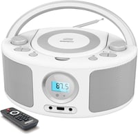 WISCENT Hordozható CD-s Rádió USB-vel és AUX Bemenettel, Gyerekeknek és Felnőtteknek 1