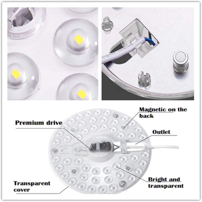 Kerek 18W SMD5730 LED mennyezeti panel lámpa, 220V - MASUNN