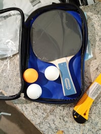 Set Tenis de Masă Hobby Schildkröt pentru 2 Jucători - 1 Paletă, 3 Mingi, cu Husă — Fără paletă de tenis de masă (stare: vezi a 2-a poză) 2