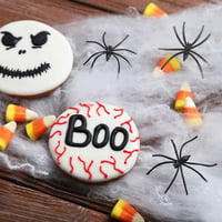 Ijesztő Halloween Pók Dekoráció Szett 60db - Otthoni, Kerti Kellék 5