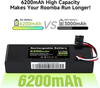 Mspalocell 6200 mAh 14.8V Pótakkumulátor Xiaomi Mop, Mop 2s, Mop Pro Robotporszívóhoz - Lítium-ion Csere Akku STYTJ02YM 8