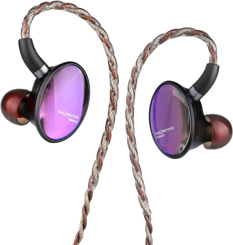 7Hz Salnotes Dioko HiFi fülhallgató - 14,6mm-es síkmembrános, repülőgép-minőségű alumínium házzal