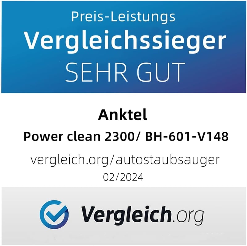 Anktel 14,8V-os Vezeték Nélküli Kézi Porszívó, Nedves-Száraz, HEPA Szűrős, 9700Pa