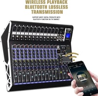 Weymic MX-80 Professzionális 8 Csatornás Keverőpult - DJ, Színpad, Karaoke Hangkeverő USB Csatlakozással és DSP Effektekkel 3