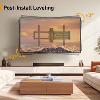 Perlegear TV Fali Tartó 32-75" LCD/LED/OLED Készülékekhez - 822 mm Hosszú Kar, 180° Forgatható, Sarokba Szerelhető, VESA 600x400mm, 45kg Teh 13