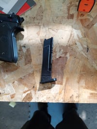 Beretta M9 World Defender Airsoft pištolj s oprugom, 0,5 džula, crni, s 100 komada 6 mm BB kuglica, za sportsku igru soft air 4