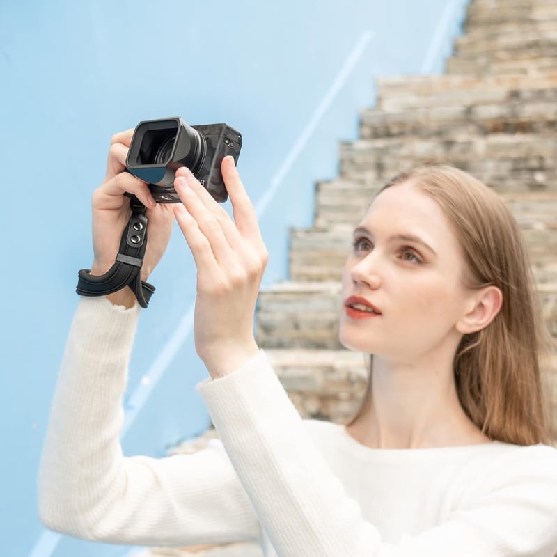 Ricoh GR III fémvédő objektívsapka napellenzővel - Fénycsökkentő, reflexiógátló