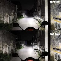 SageSunny BA20D LED Izzó Motorkerékpár és Robogó Fényszóróhoz, 8-80V, 1800lm, 6000K, Tompított/Országúti Világítás, Vakításmentes 8