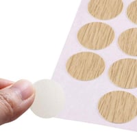 Öntapadós PVC Csavarfedő Kupakok Bútorokhoz - 21mm, 162db 5