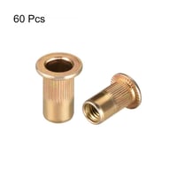 Színes M5 Süllyesztett Anyacsavar Készlet - 60 db Galvanizált Acél 3