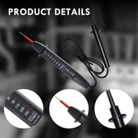Tester de tensiune bipolar CCLIFE 6-380V AC/DC cu afișaj LED și testare de fază 5
