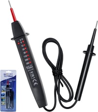 Tester de tensiune bipolar CCLIFE 6-380V AC/DC cu afișaj LED și testare de fază 1