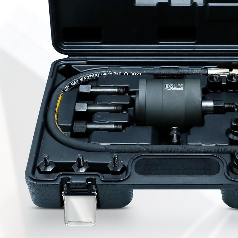 CCLIFE 21 részes diesel injektorszedő pneumatikus adapter Bosch Delphi Denso