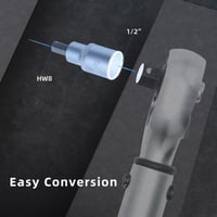 CCLIFE 1/2" šesťhranná hlavica, 8 mm, CRV oceľ, dĺžka 55 mm, na skrutky s vnútorným šesťhranom 5