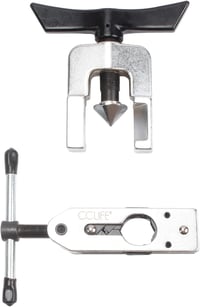 CCLIFE Fékvezeték Peremező Szerszám 5-16mm Univerzális Fékcsőhöz Gyorsoldó Mechanizmussal Ezüst Ötvözött Acél 5