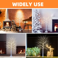 CCLIFE LED Fényfák Beltéri Kültéri Meleg Fehér 120cm 150 LED IP44 6