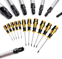 CCLIFE Mágneses Torx Csavarhúzó Készlet T6-T40 - 11 Részes Fémkészlet Csillaglyukkal, Hosszú Szárú Precíziós Szerszámok 1