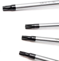 CCLIFE Mágneses Torx Csavarhúzó Készlet T6-T40 - 11 Részes Fémkészlet Csillaglyukkal, Hosszú Szárú Precíziós Szerszámok 5