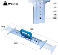 CCLIFE Panel Lifter csempeemelő 30-50 cm lapokhoz 50 kg terhelhetőség 2