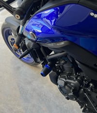 CCYYMOWOK Motorkerékpár Crash Pad Yamaha MT-07 2014-2023 FZ07 Kék 3