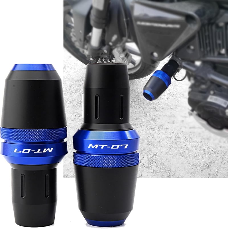 CCYYMOWOK Motorkerékpár Crash Pad Yamaha MT-07 2014-2023 FZ07 Kék