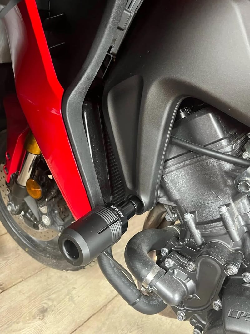 CCYYMOWOK MT-09 Tracer motorkerékpár crash pad keret csúsztatóvédelem 2021-2025 fekete - black