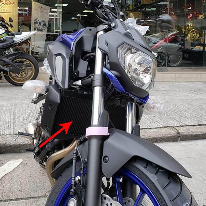 CCYYMOWOK Yamaha MT07 Radiátor Védő Rács 2014-2024 Hűtővédelem