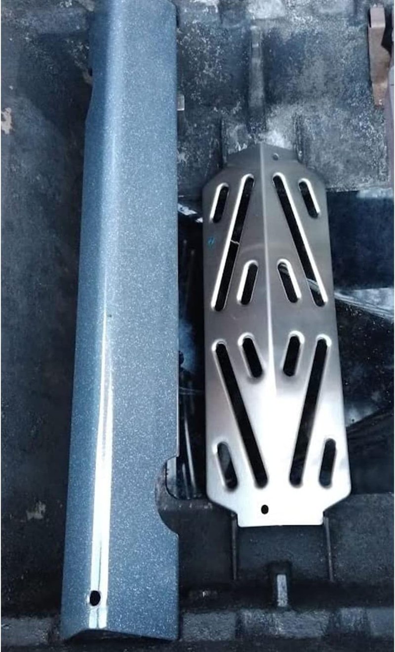 GFTIME Rozsdamentes Acél Flavorizer Sín Weber Genesis II 300 Sorozathoz - 31,8 cm Hőterelő Ízesítő Rudak Grillhez - 3 db Csomag