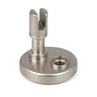 Capac WC Duravit Univavo în formă de D cu închidere lentă dublă — Set de fixare Quick Release (piesă de schimb) 1