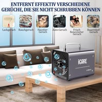 ICARE 30.000 mg/h Ózongenerátor 300 m² területre, 120 perces időzítővel - Szagtalanító készülék autóhoz, dohányfüsthöz, háziállat és konyhai 5