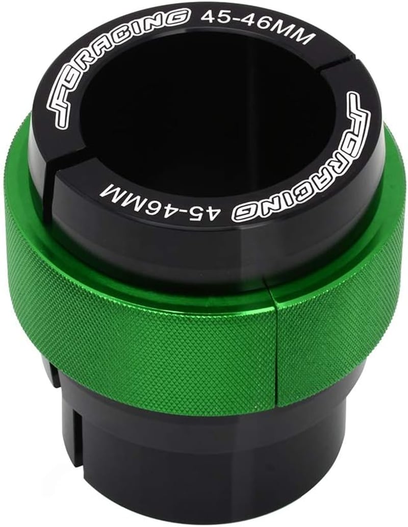 JFG RACING Univerzális Zöld Villaszimering Beütő 45-46mm KX65-500 Motorokhoz