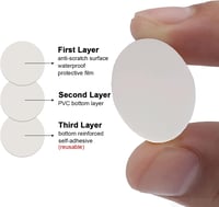 Öntapadós csavartakaró sapka - 162 db, 21 mm-es, bútorokhoz 4