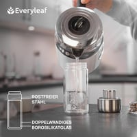 Prémium üveg teapalack beépített szűrővel, 270 ml 3