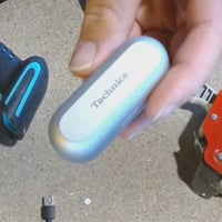 Technics EAH-AZ80E-S bežične slušalice s uklanjanjem buke, srebrne, Bluetooth multipoint 3 — kabel za punjenje (stanje: vidi 2. sliku) 2