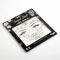 Moon Terror Fesztivál Arcékszer Szett - Többszínű Kristály Matrica, Ideiglenes Tetoválás, SFX Smink 2
