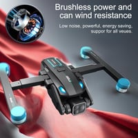 OBEST GPS Drón 4K Kamerával - 36 Perc Repülési Idő, 360° Akadályérzékelés, Követés Funkcióval, Kefenélküli Motor, 5G WiFi FPV Átvitel 3