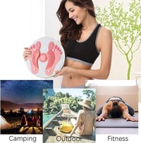 Rózsaszín Twister Fitnesz Korong - Mágnesekkel és Zsinórral 7