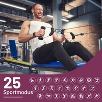 BingoFit okosóra: pulzusmérő, lépésszámláló, SpO2 mérés, 25 sportmód, nagy kijelző 3
