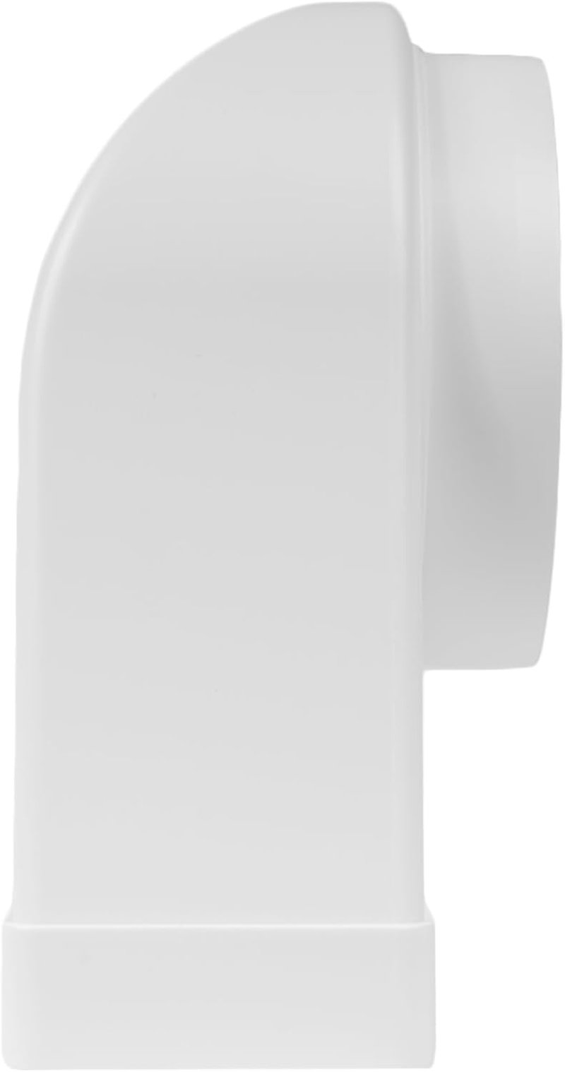 Vent Systems 90 fokos szögletes-kör alakú légcsatorna átalakító, 220x90 mm téglalap alakú csőről Ø150 mm kerek csőre, szellőztető rendszerek