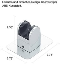 SIMGOTT Állítható Zuhanyfej Tartó - Fúrás Nélküli Öntapadós Fali Rögzítés, Krómozott ABS, 18 kg Teherbírás, Rozsdamentes 6