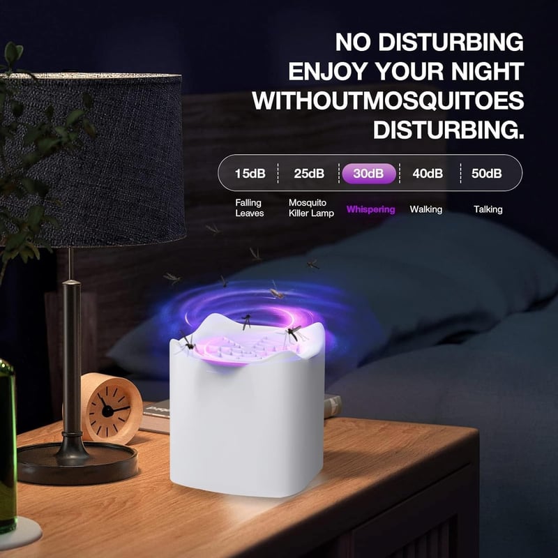 Elektromos USB rovarcsapda LED fénnyel - Szúnyog- és muslicairtó lámpa bel- és kültérre