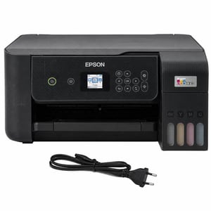 Epson EcoTank ET-2870 A4 Wi-Fi višenamjenski printer s tintnim spremnicima, u boji, LCD zaslon — rabljeno, nepotpuno (stanje: vidi 2. sliku)