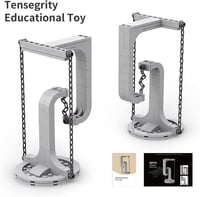 Millionspring Anti Gravitációs Építőkészlet - 56 Darabos Tensegrity Szobor Készlet, Fizikai Egyensúly Játék, Kreatív Fejlesztő Építőelemek G 7