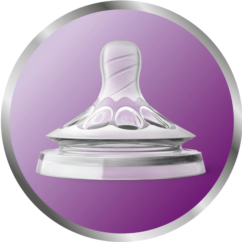 Philips Avent SCD301/03 Újszülött Cumisüveg - Rózsaszín, BPA-mentes, Hasfájást Csökkentő, Mosogatógépben Tisztítható, Ergonomikus Kialakítás