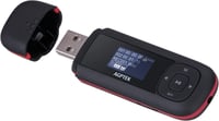 AGPTEK 8GB Mini MP3 Lejátszó FM Rádióval és Hangrögzítővel, Fekete-Piros 1